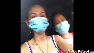 Asian Teen Blowjob Shared With Hot Filipina Friend Trike Patrol