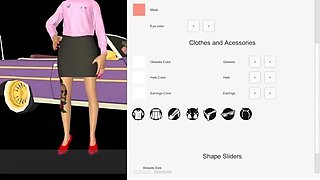 Secretary sucking + New UI