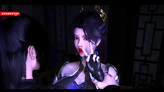Cao Ying Bigtits Overload in Render Mode - 3D Animation