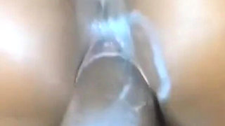 Super Hot Oiled POV Sex with My Ebony Stepsister Until I Explode Cum