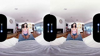 Virtual Reality And Whitney Wright - Stepsons Teen 18+ Gf Fucks You For Car Ride