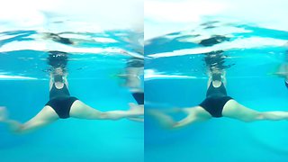 Schoolgirl Pool Diving Vr Part 1 - Voyeur Hidden Camera