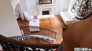 Arousing lesbian maid fucks her raunchy boss