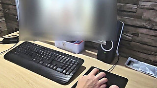 I Watch Porn Videos to Get Excited, I Come Across a Bisexual Video Where a Guy Gets Fucked and I Get off with My Dildo