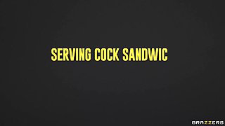 Serving Cock Sandwich To The College Slut With Scott Nails, Jaz Jizzes - Brazzers