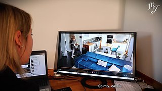 Part 1: Surveillance of My Slave: Disobedience, Ruined Orgasm, and Reprimand - Mistress Julia