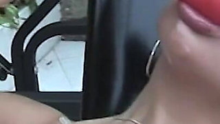 Latina Babe Masturbates in the Gym