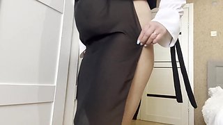 Arab MILF with Big Tits Masturbates Her Pussy