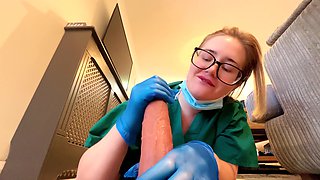 Nurse Drains Your Cock After Too Many Boner Pills
