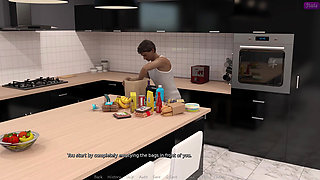 My Stepbrother's Wife #59 - John got a passionate kiss from Jennifer - Demo