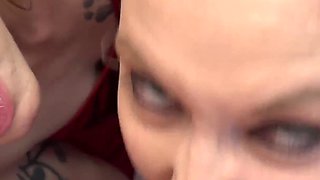 Victoria and Misty Give Logan Some Head