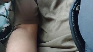She Lovess to Give Me Handjob on Bus