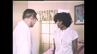 Beautiful Horny Vintage MILF Nurse Sucks Doctor's Big Cock in a 69