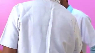New Nurse First Sex with Doctor! Hot Nurse Doctor Sex