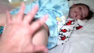 Skinny Brunette Teen Cutie Wants Her Step-bro To Workout Her Asshole After Some Hot Pussy Fuck