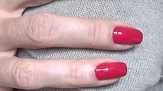 Classic Elegant Red Fingernails in the Afternoon, Lady Victoria Valente