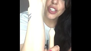 Latina MILF Shows Snap Pics with Other Guys & Cucks Her Hubby - Femdom Humiliation