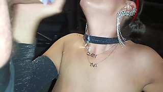 Italy - Cuckold Husband Film Wife Sucking Three Cocks On The Street With Verified Amateurs