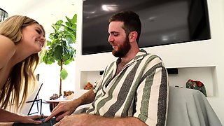 Mexicana blowjob with her big boobs