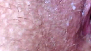 Close up pussy fingering after orgasm