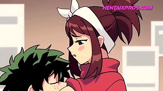 Uncensored Hentai Facial Cum and Cock Riding
