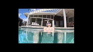 Over/underwater Pool Shots and a Long, Slow-mo Outdoor Shower