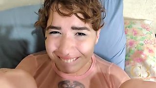 Amateur Redhead Von Poison Gives Hot Footjob & Dirty Talk in POV - BBC Fetish
