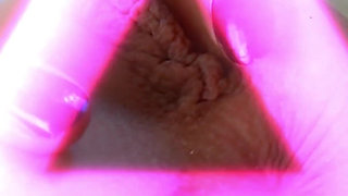 Arielle Lane - Sheer Pink Thong Try on