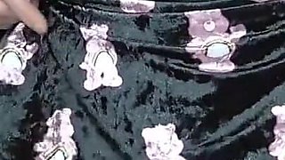 Nightgown Body Tease with Ass Spreading