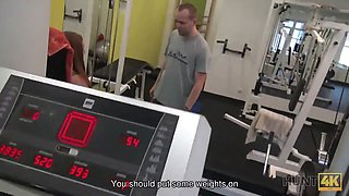 Hunt4k. naive cuckold sees comely girlfriend fucked hard by stranger