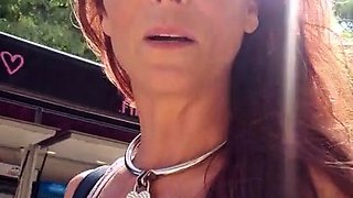 Amateur striptease and Solo masturbation