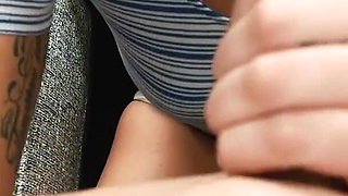 Hot sis seduces her stepbrother into fucking raw
