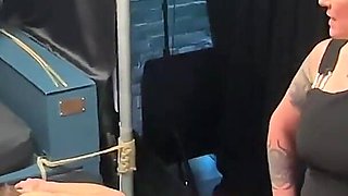 Double Domme Bondage & Bastinado