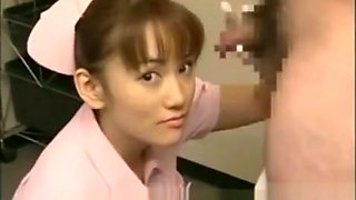 Japanese nurse will lead you to CUM
