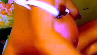 Pregnant Amateur with Big Tits on Webcam