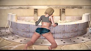 Android 18 shaking that ass