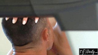 Busty Simon Kitty gets the ultimate sex workout session on treadmill with boyfriend- S17:E5