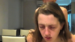 Sexy Slut Served on a Kitchen Table