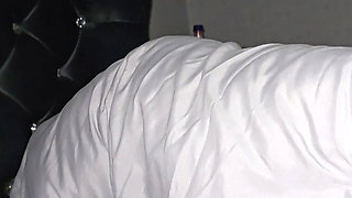 Sneaky step mom handjob step son dick in bed in July