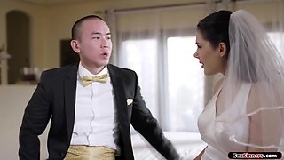 Busty Bride Anal Cheats On Wedding Day With Big T And Valentina Nappi
