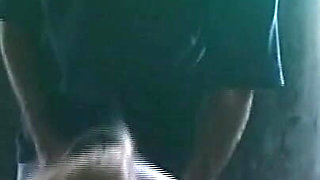Bukkake for Young Busty Girl Fucked and Cummed in Mouth by Many Monster Black Cocks