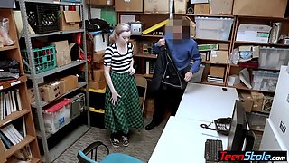 Pale emo teen shoplifter punish fucked by a LP officer