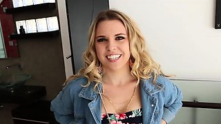 Smooth blondes first ever porn shoot turns out amazing