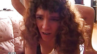 Brunette with Puffy Tits Roughly Banged by Her Brother in Law