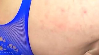 BBW Big Ass Stepmom Rides Huge BBC Dildo and Gets Cum on Ass
