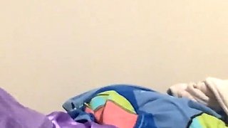 Teen shows and cums tight tiny body