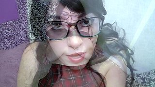 Big boobs webcam slut toys her asshole