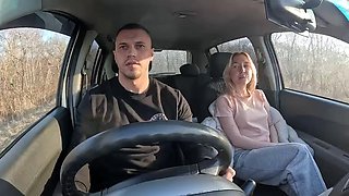 I gave a ride to a fellow traveler and fucked her