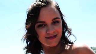 Busty French MILF and Russian babe strip