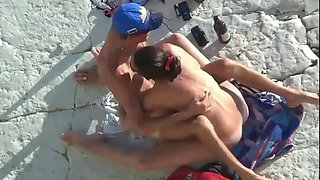 Wife sex on beach